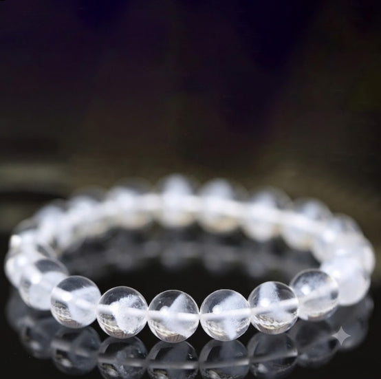 Himalaya Bergkristall Perlenarmband