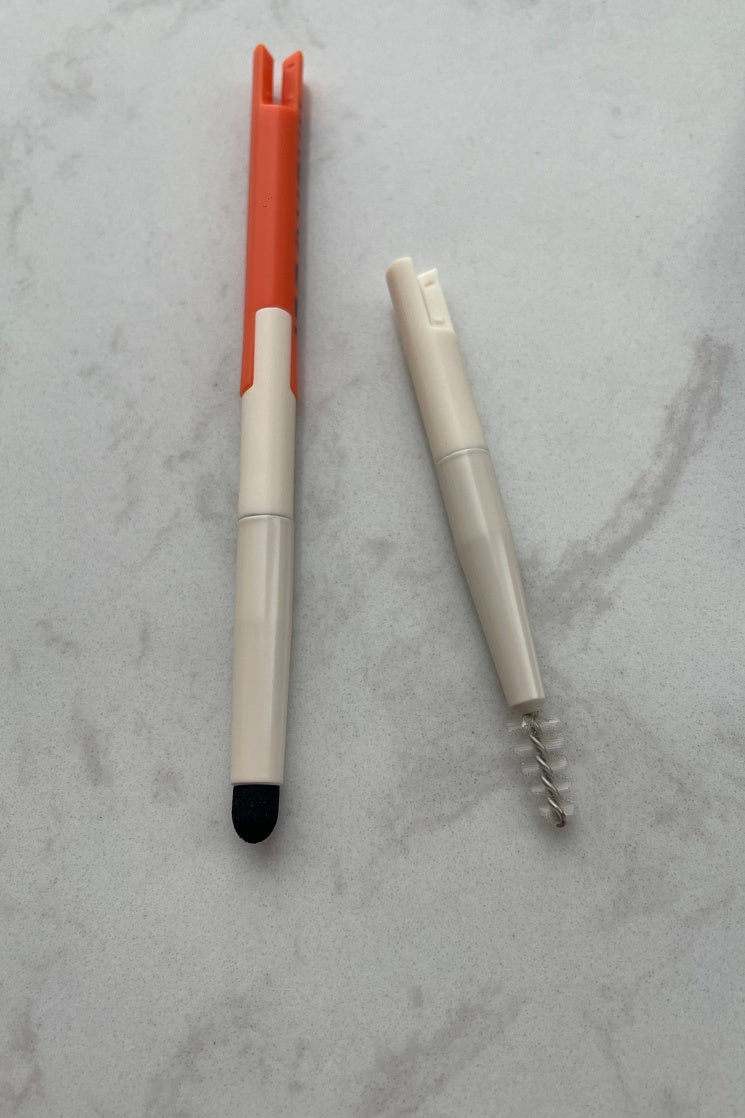 Wimpern- & Brauenbürste mit Doppelkopf