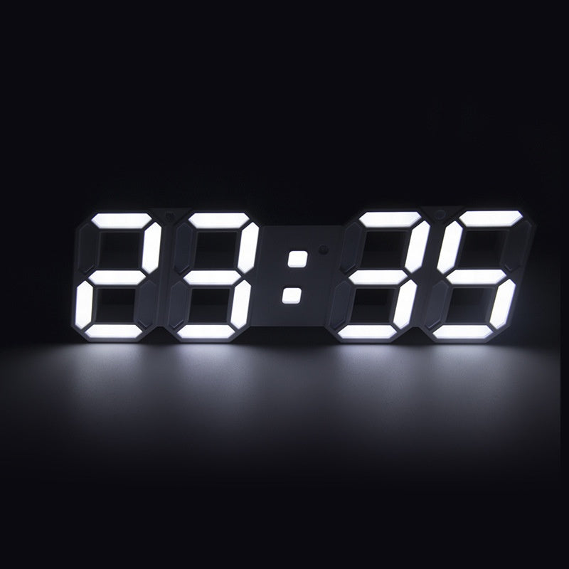 Leuchtkraft-LED-Wanduhr für Wohn- & Schlafzimmer