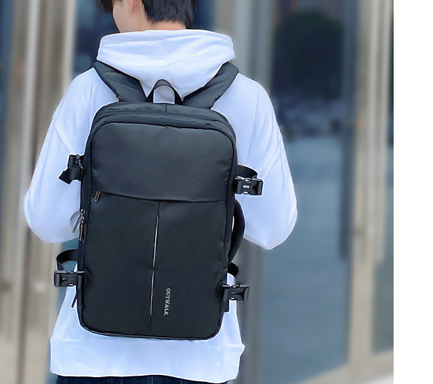 Computerrucksack mit USB-Ladefunktion – Bild 6 | LuxeStyle