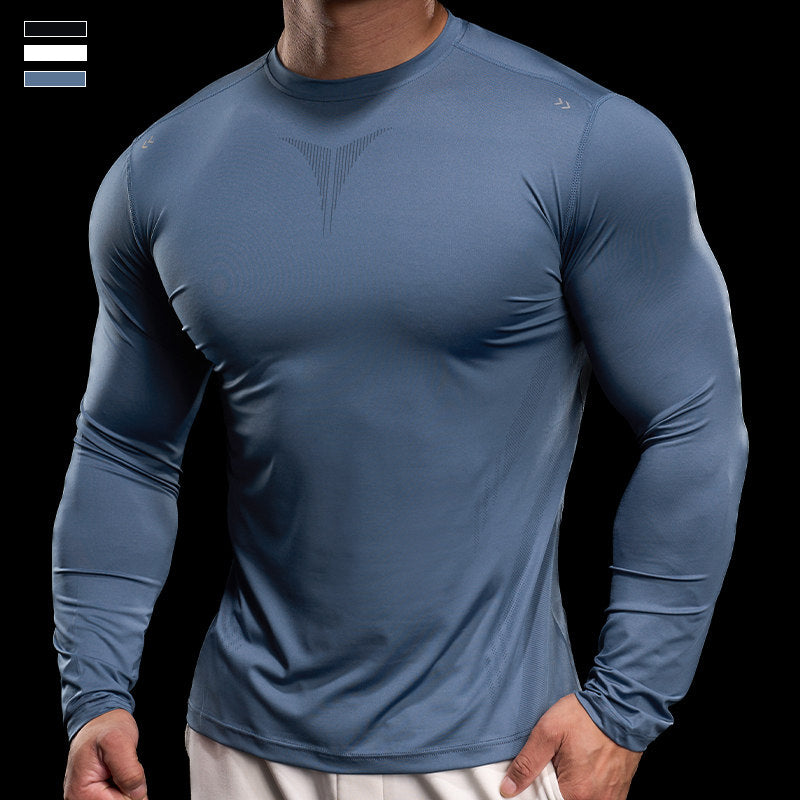 Enganliegendes Langarmshirt für Sport | LuxeStyle