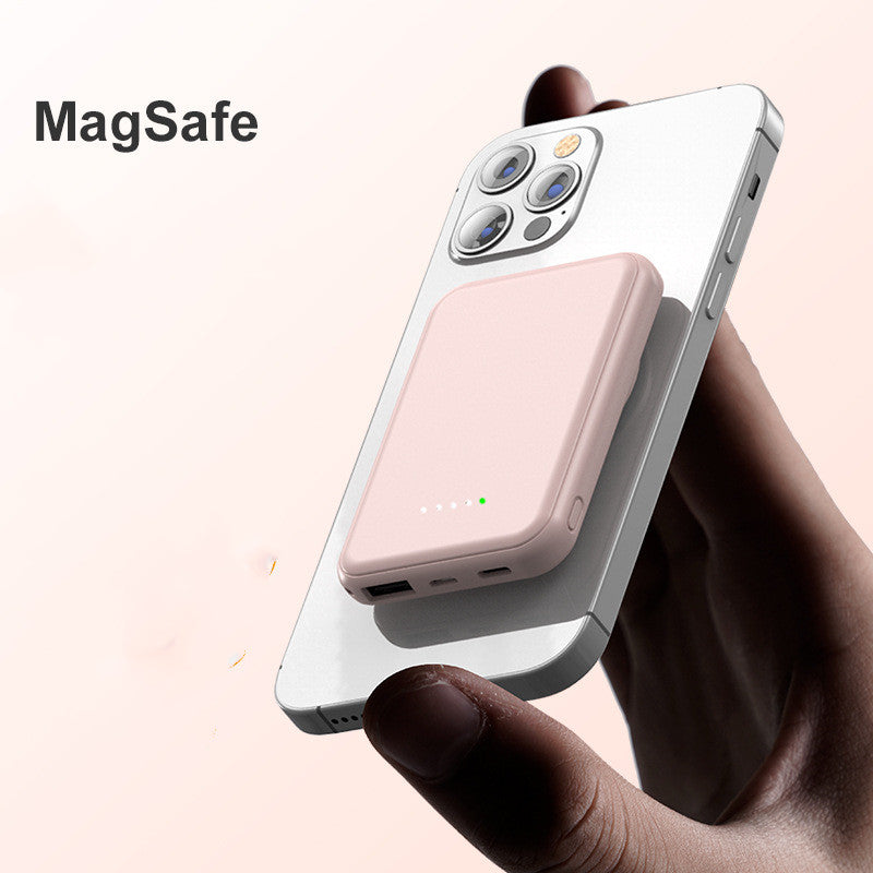 Mini Magnetisches Powerbank für schnelles Laden
