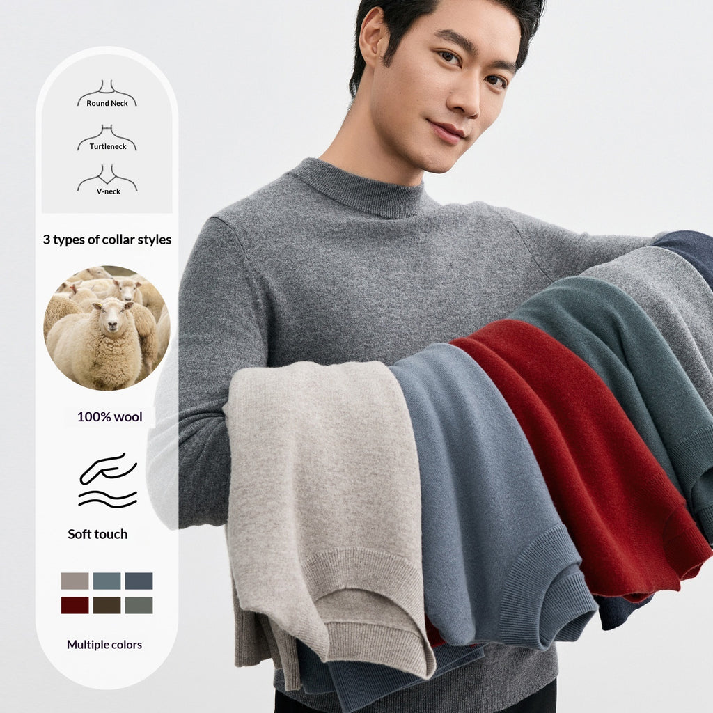 Woll-Pullover für Herren