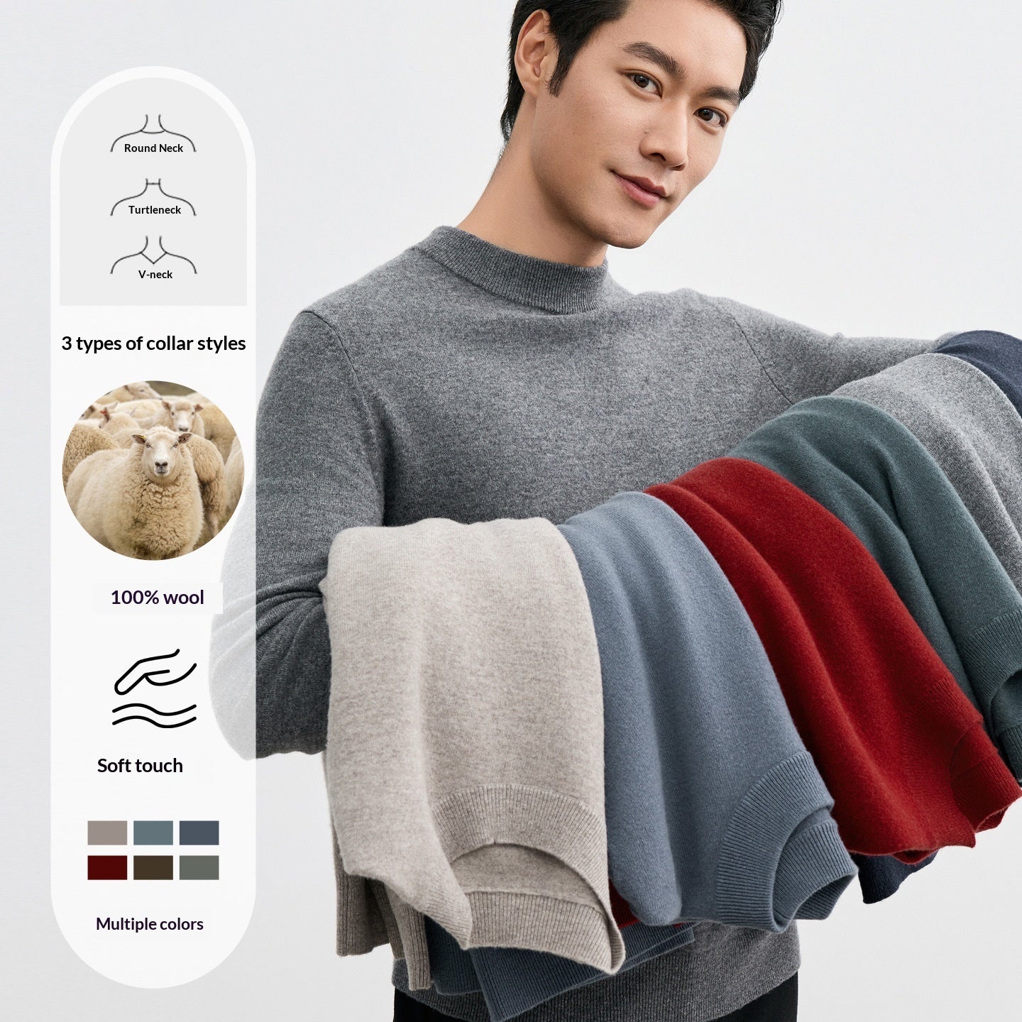 Woll-Pullover für Herren