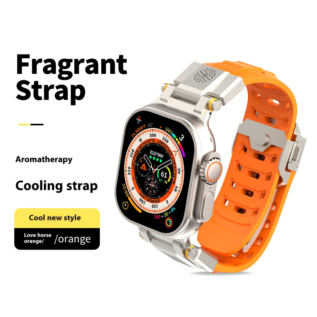 Aromatherapie-Uhrenarmband aus Metall – Ansicht 2