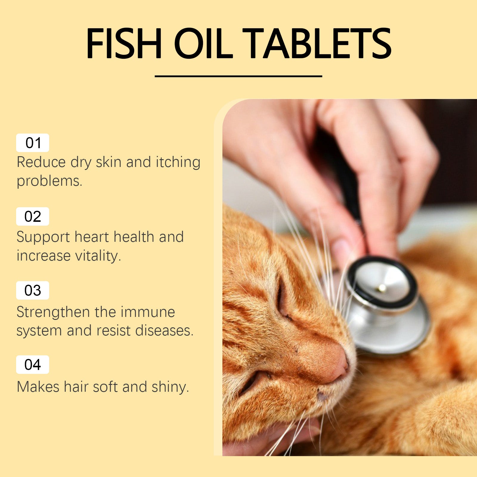 Fischöl-Tabletten für Katzen