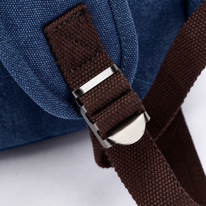 Retro Canvas Rucksack für Laptop – Bild 2 | LuxeStyle