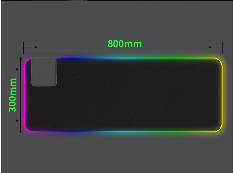 Gaming Mauspad mit RGB-Beleuchtung