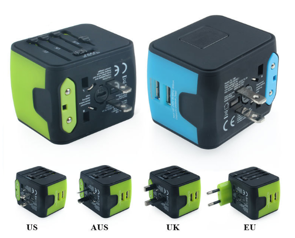 Multi-Funktions Reiseadapter mit Dual-USB-Charger – Bild 2 | LuxeStyle