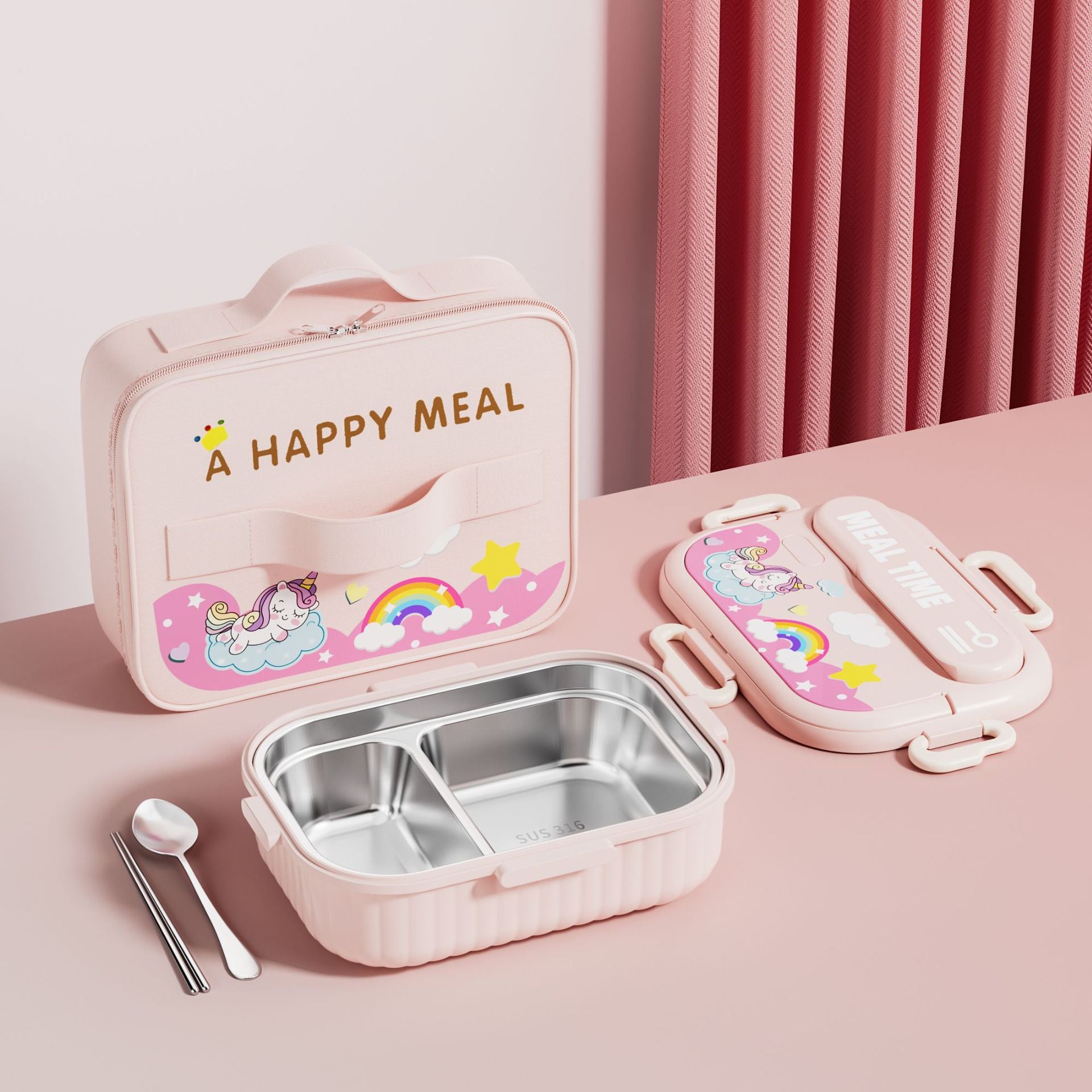 Lunchbox aus Edelstahl
