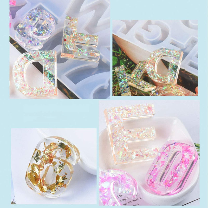 Buchstaben-Formen-Set für Epoxidharz – Bild 6 | LuxeStyle