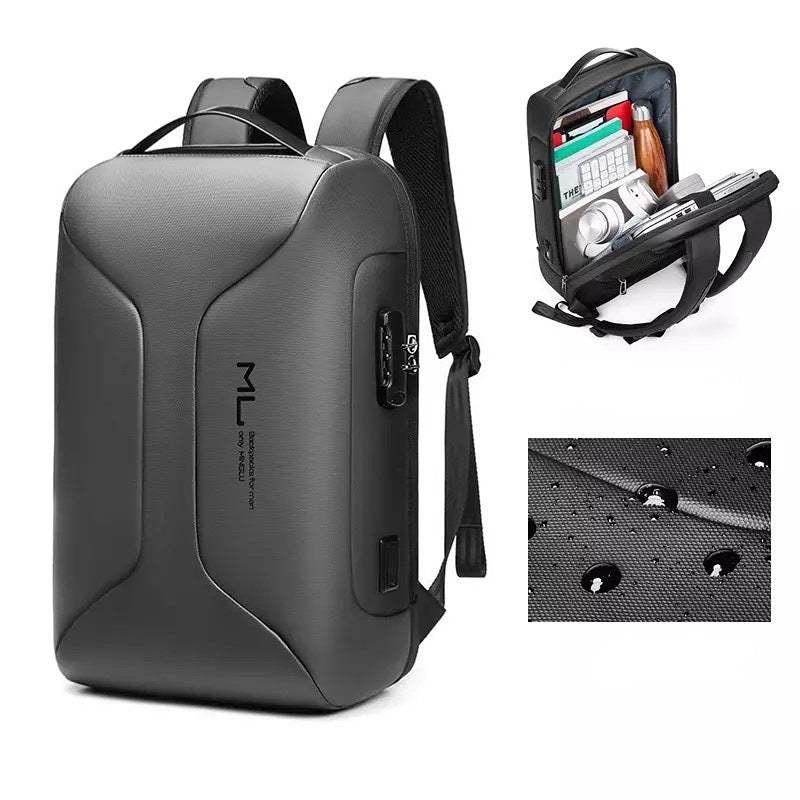 Wasserfester Rucksack für Studenten und Business – Bild 5 | LuxeStyle