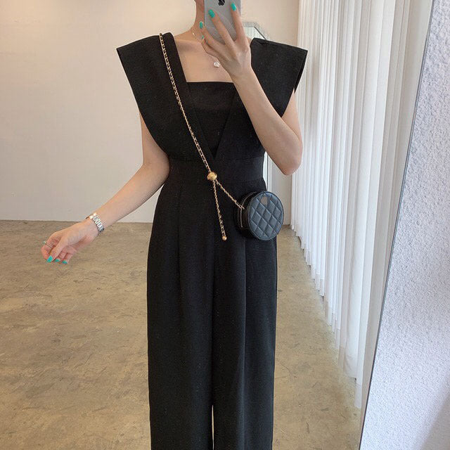 Retro-Chiffon-Jumpsuit