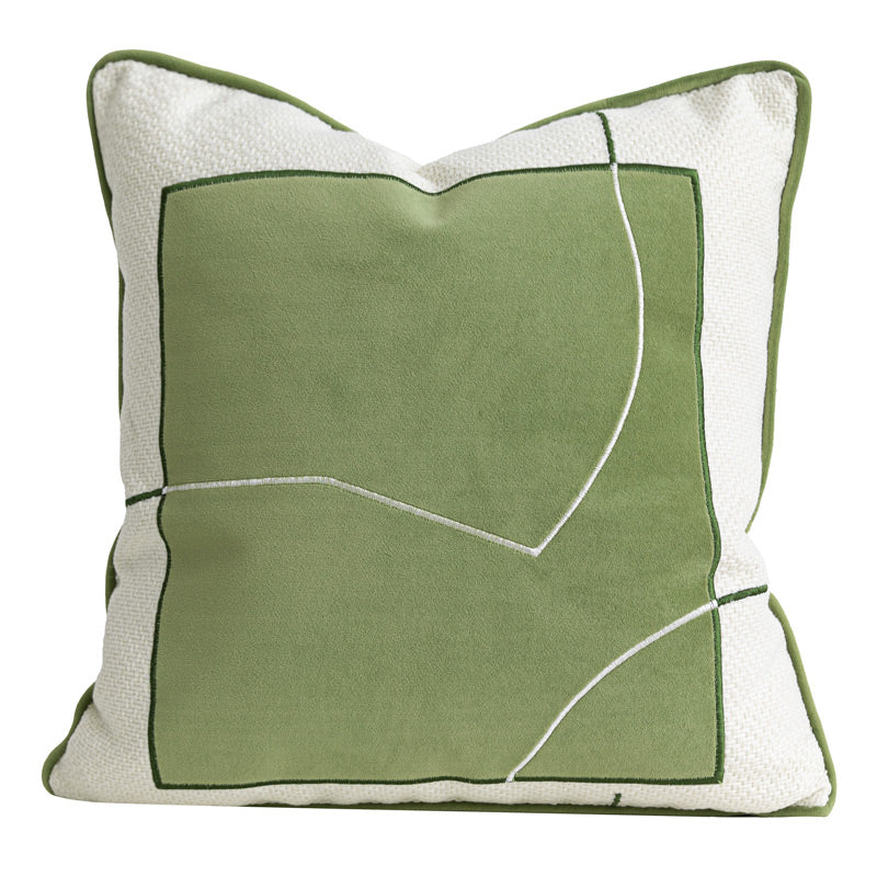 Grünes Plissee-Kissen für Sofa – Bild 3 | LuxeStyle