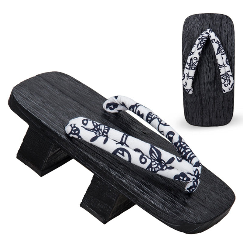 Herren-Flip-Flops mit 5.5cm Holzabsatz