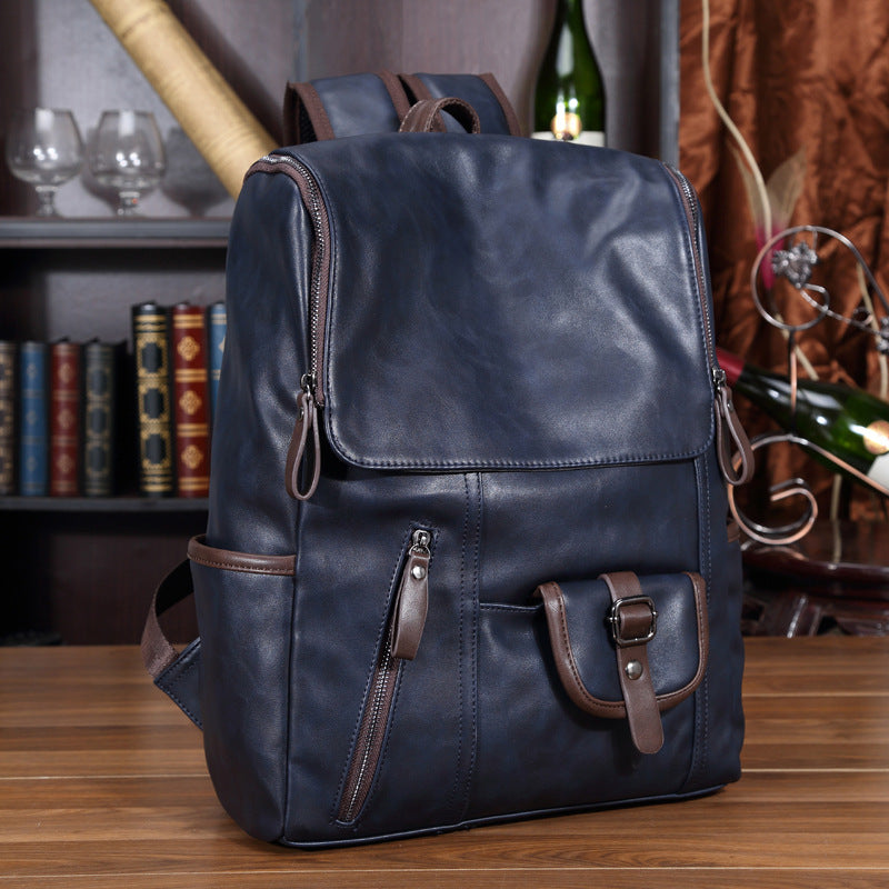 Rucksack Casual 36-55L PU-Leder – Bild 2 | LuxeStyle