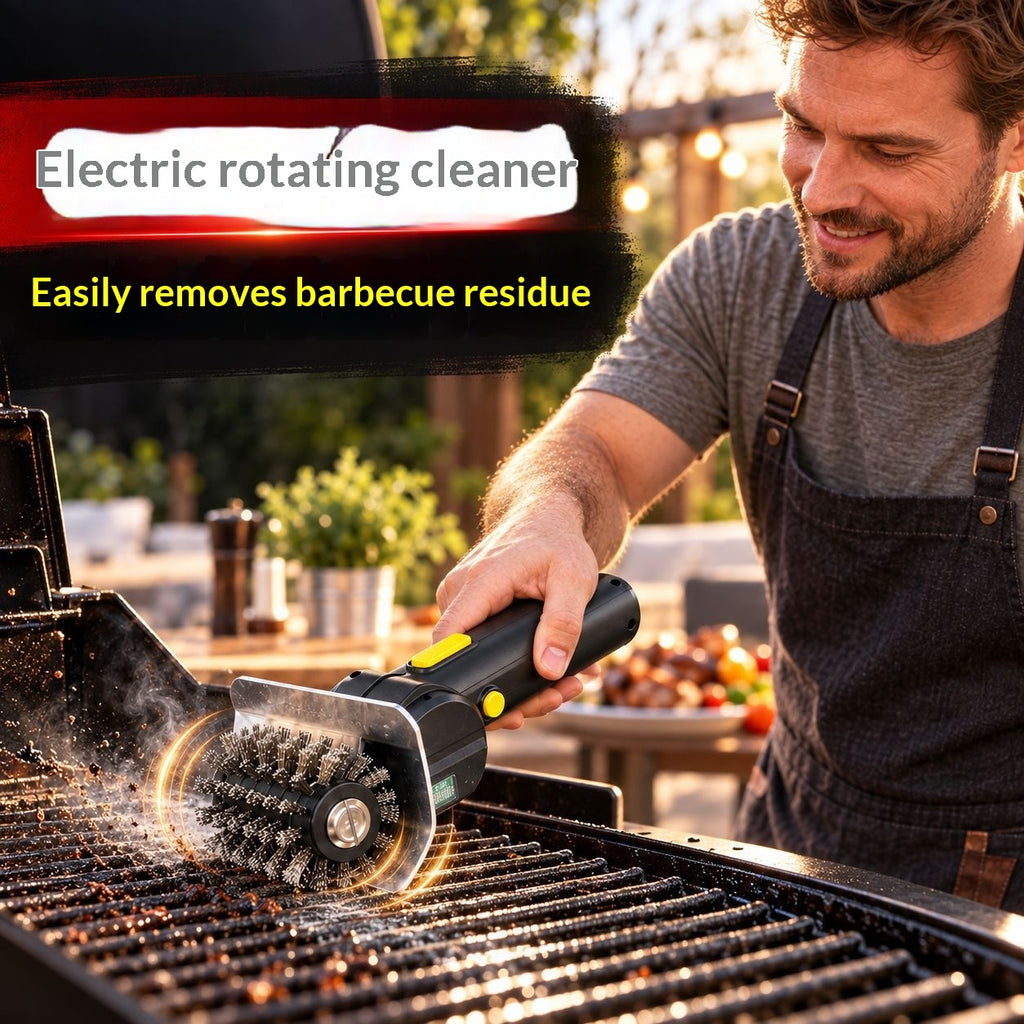 Kabelloser Edelstahl‑Bürstenkopf zum Grillreinigen – Bild 2 | LuxeStyle