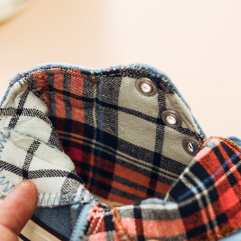 Atmungsaktive Denim-Sneakers für Kinder