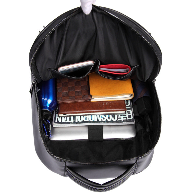 Retro-Rucksack für Herren aus PU-Leder – Bild 2 | LuxeStyle