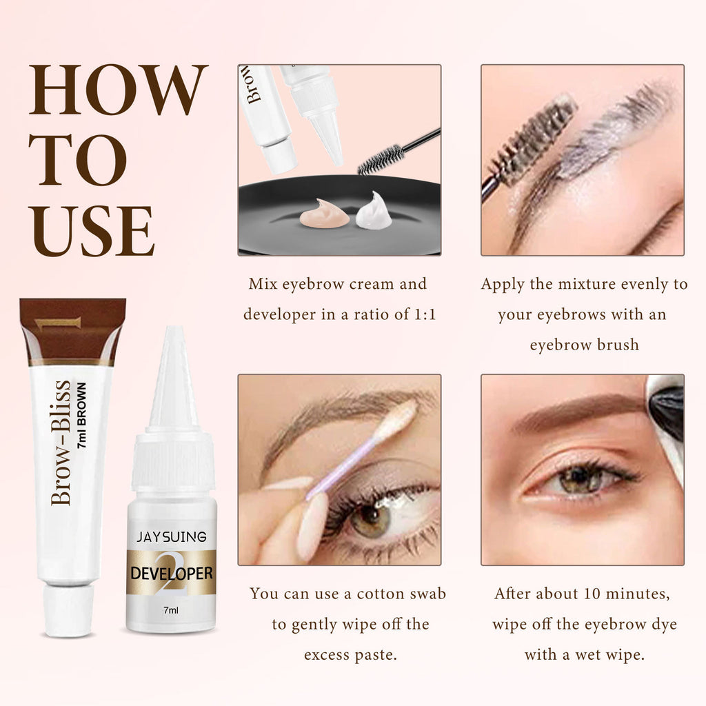 Wasserfestes 2-in-1 Wimpern- & Augenbrauenfärbe-Set – Bild 8 | LuxeStyle