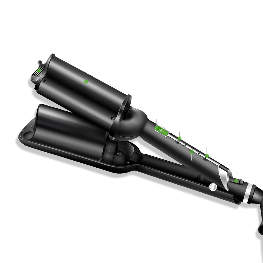 Lockenstab & Glätteisen mit Keramikheizung