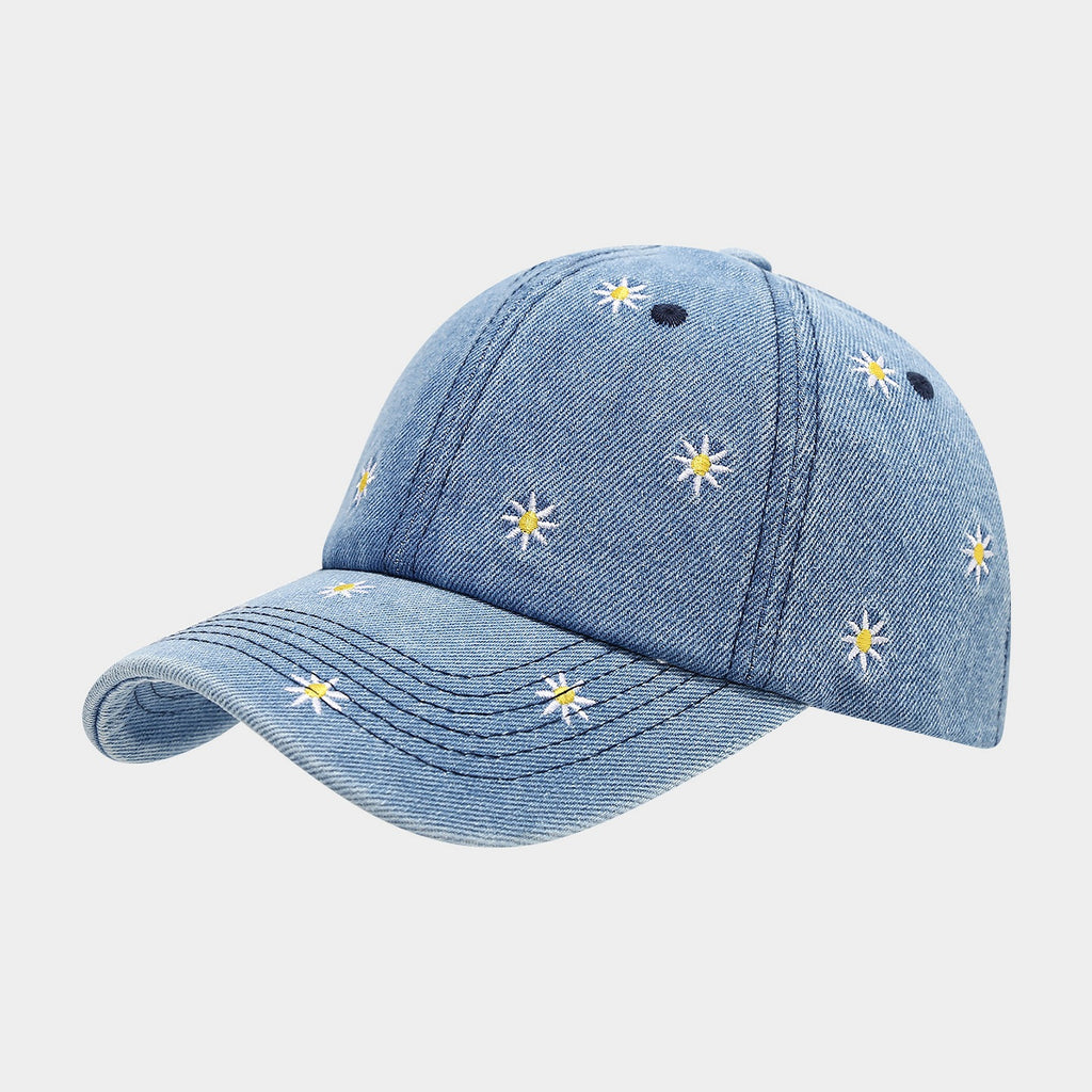 Baseball Cap mit Stickerei und Distressed-Look