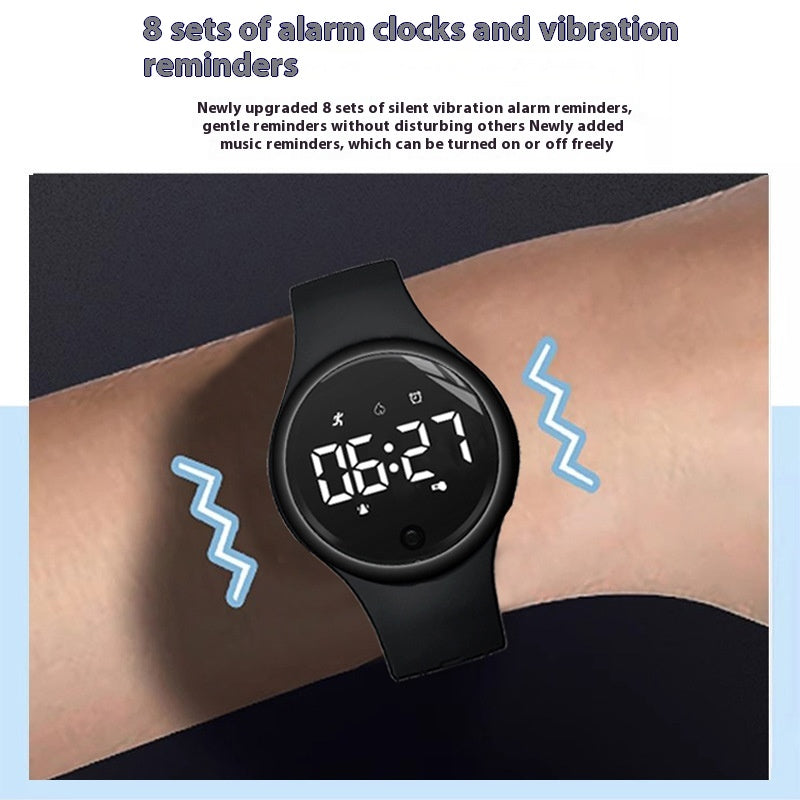 Elektronische Armbanduhr mit Vibrationsalarm – Ansicht 3