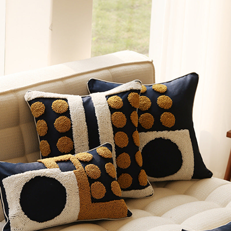 Loop-Tufted Stickerei-Kissenbezug 30x50 cm | LuxeStyle