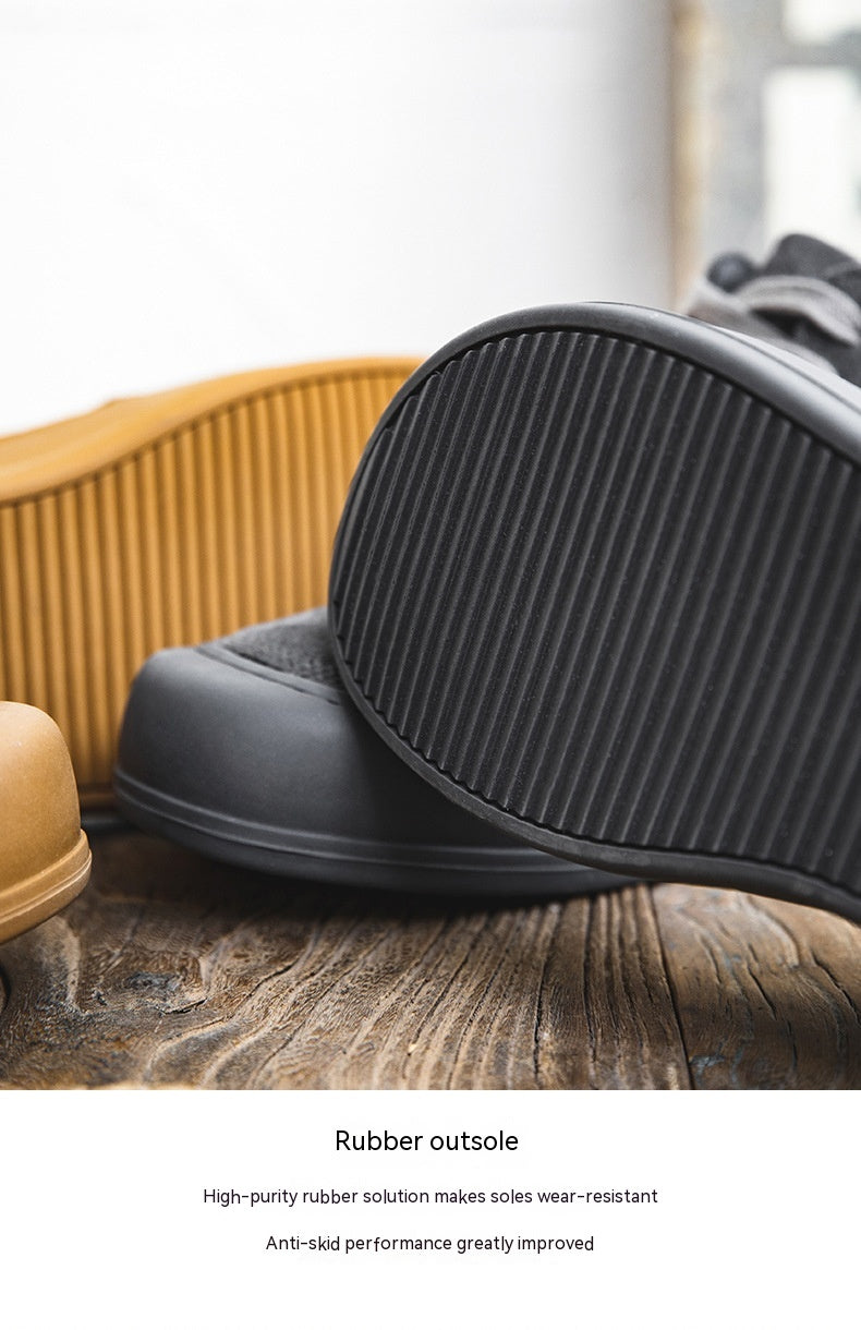 Lässige High-Top Leder Worker-Boots für Herren – Bild 13 | LuxeStyle