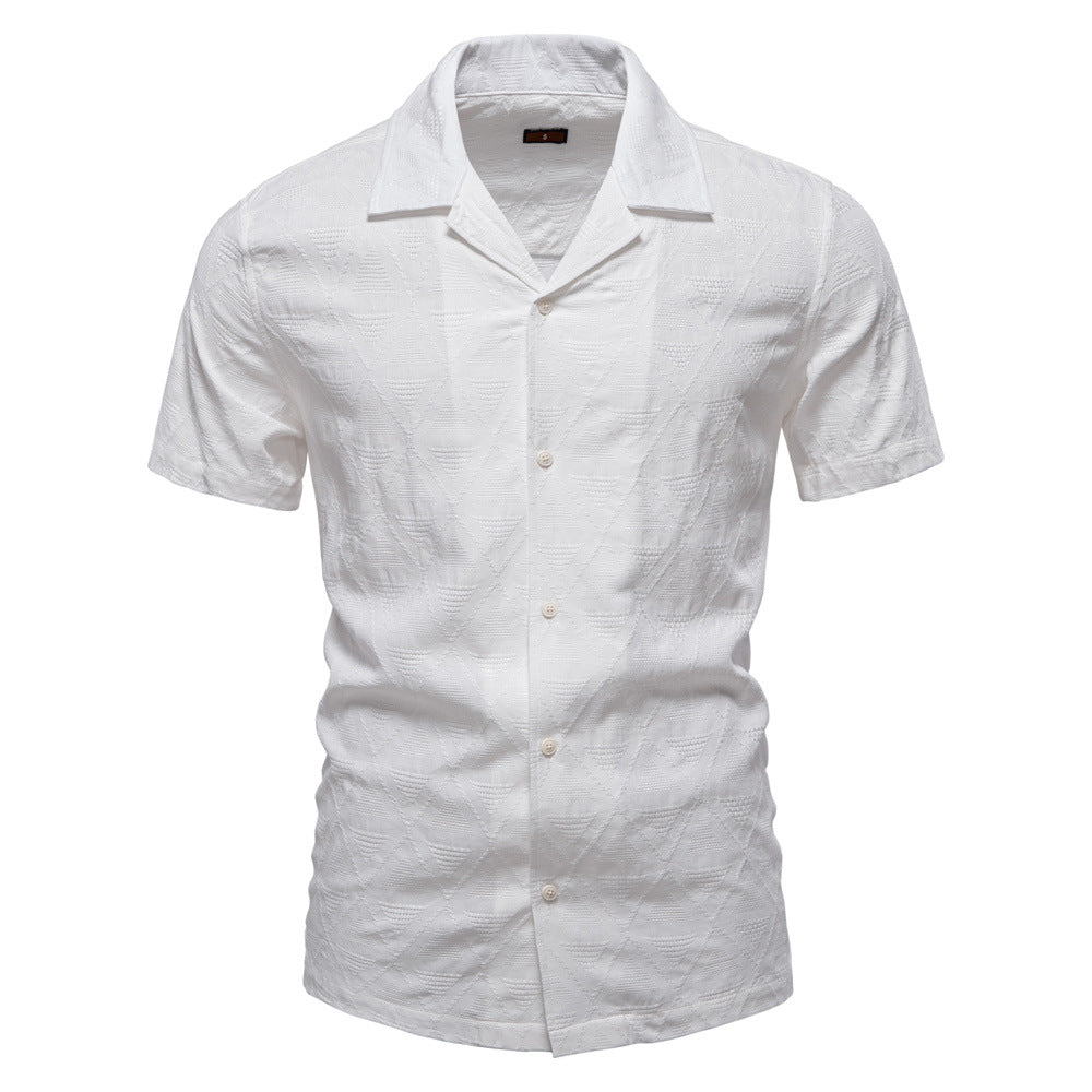 Jacquard Karohemd für Herren – klassisches Casual-Shirt – Bild 3 | LuxeStyle