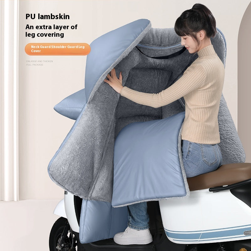 Regendichter Windschutz für E-Scooter & Töffli