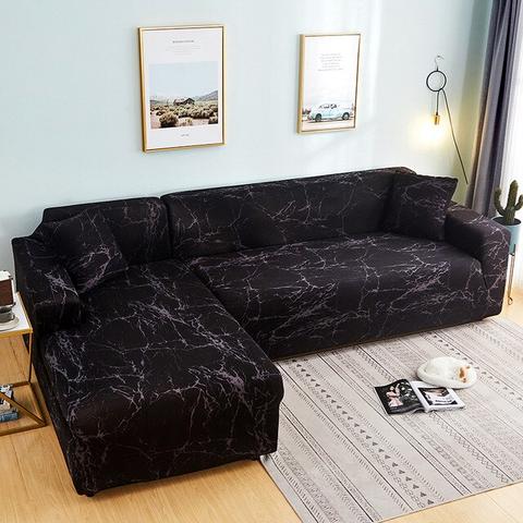 Elastischer Sofaüberzug Kaleidoskop-Muster – Bild 2 | LuxeStyle