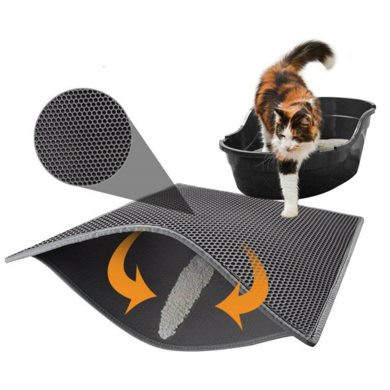 Waben Katzenstreu-Matte