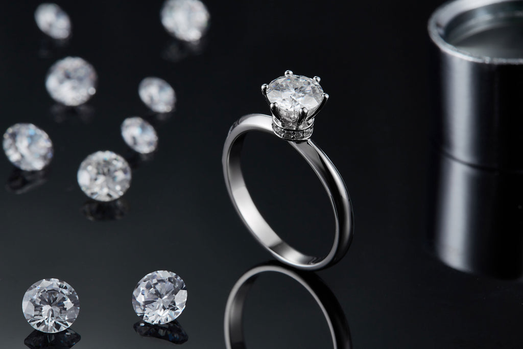 Moissanite Verlobungsring