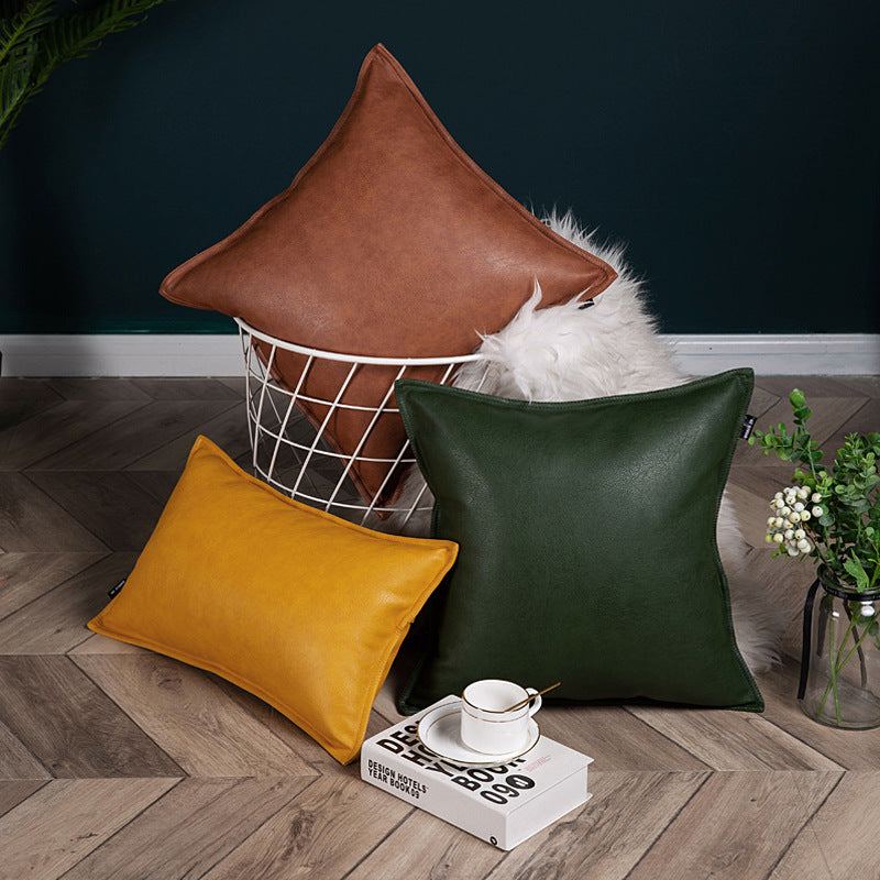 Leder Kissenbezug – Bild 1 | LuxeStyle
