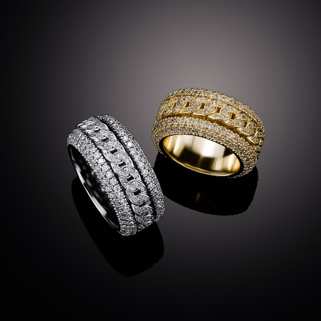 Kubanischer Ring mit Zirkonia – Bild 3 | LuxeStyle