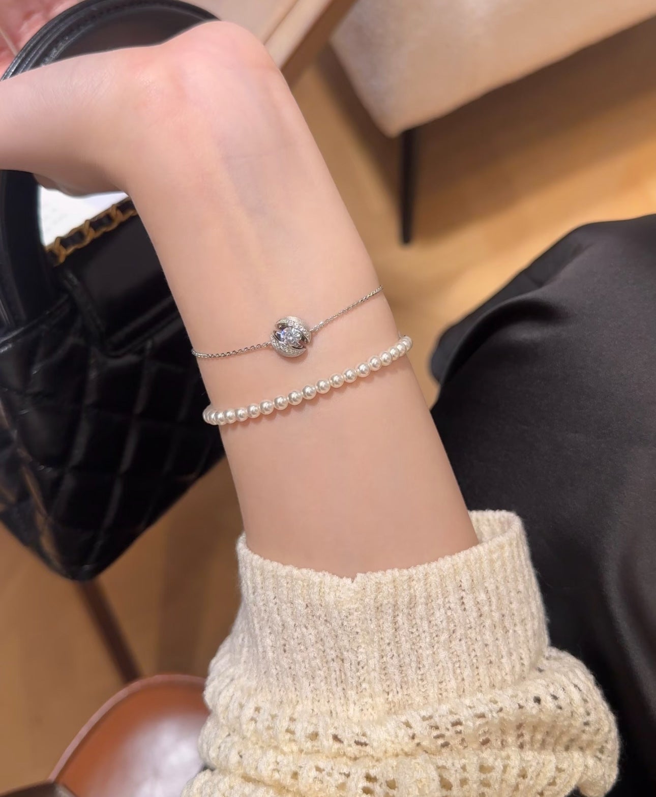 Halskette & Armband «Planet» – minimalistischer Anhänger