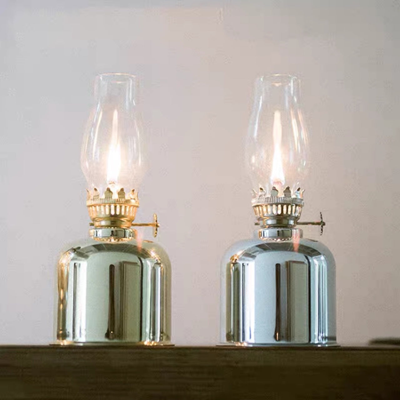 Vintage Kerosinlampe für Outdoor & Camping