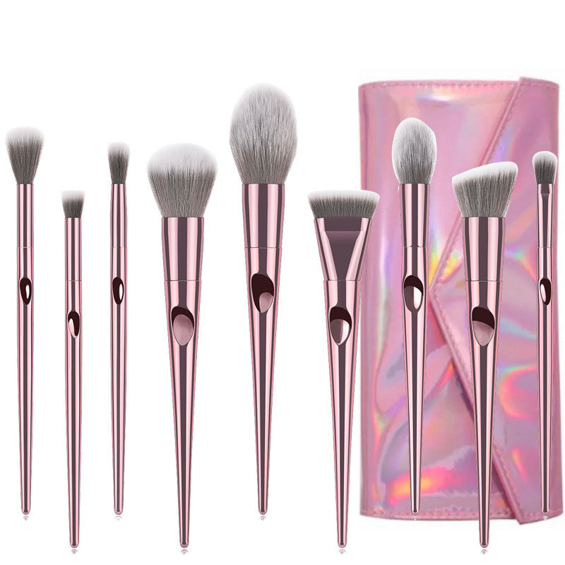 10 Make-up Pinsel mit langem Stiel