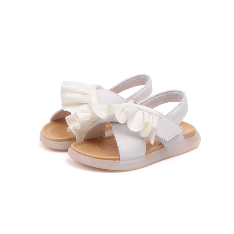 Mädchen Sandalen mit Lotusblatt-Design – Bild 4 | LuxeStyle