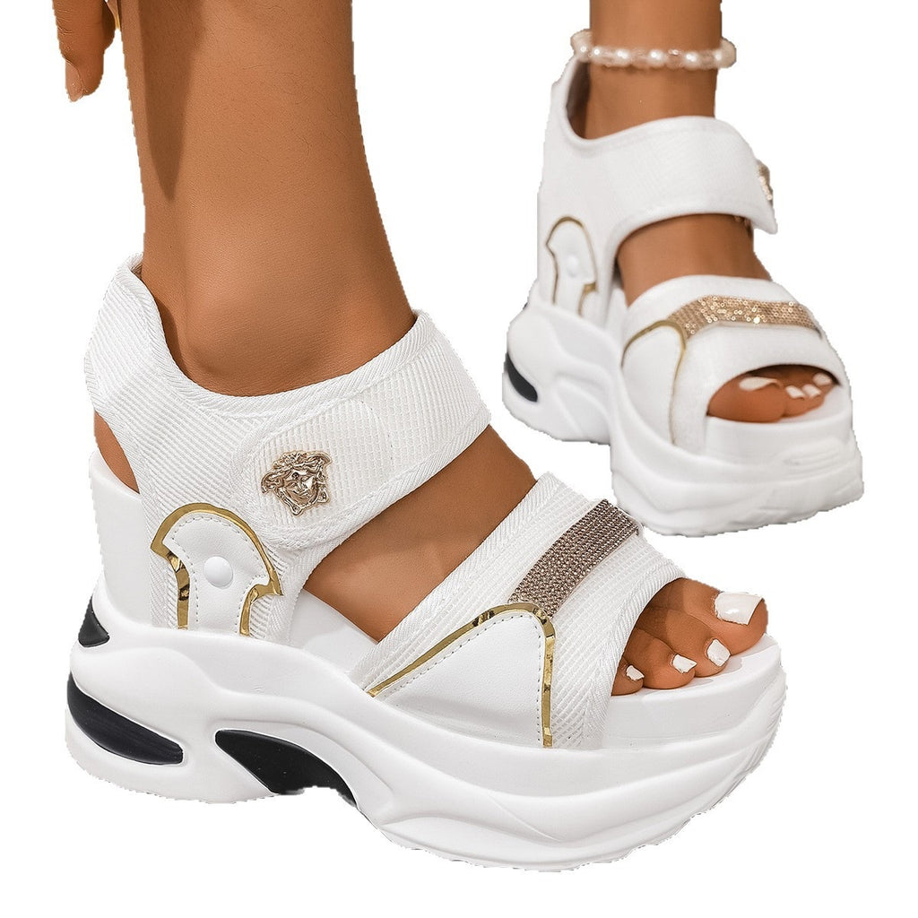 Damen Wedgesandalen