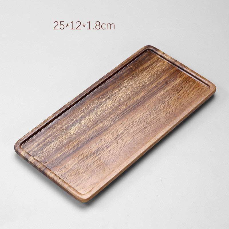 Rechteckiges Teetablett aus Massivholz – Bild 6 | LuxeStyle