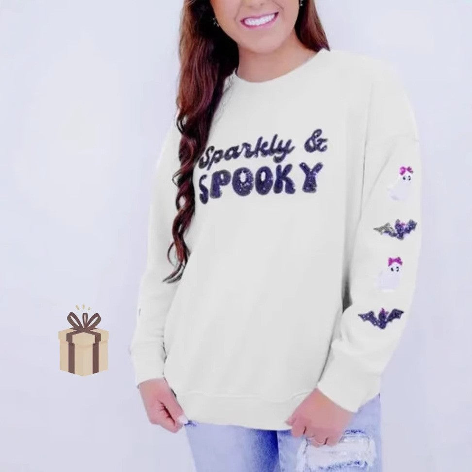 Pailletten-Hoodie für Damen