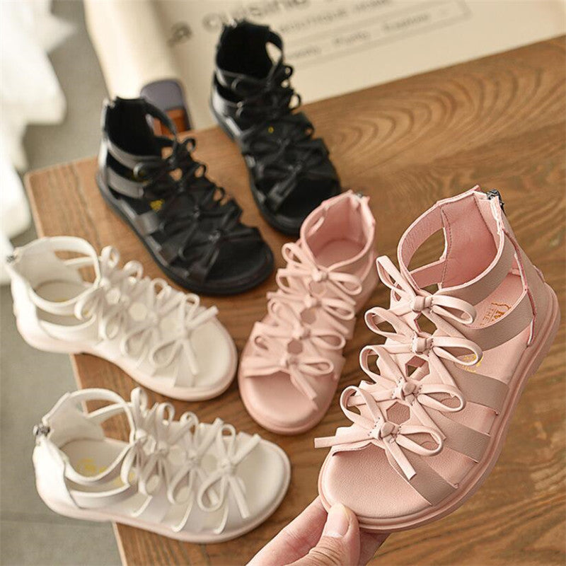 Mädchen Prinzessinnen Sandalen aus weichem Leder – Bild 5 | LuxeStyle