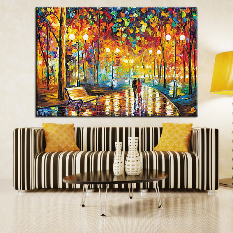 5D Diamond Painting 'Night Walk' – Bild 3 | LuxeStyle