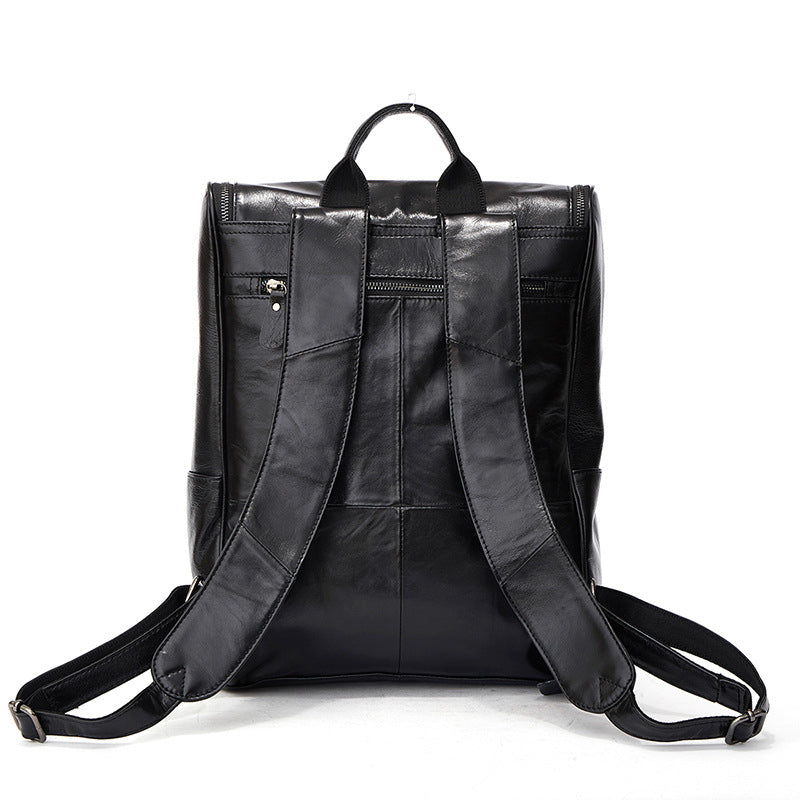 Grosser Herren-Rucksack aus Leder – Bild 3 | LuxeStyle