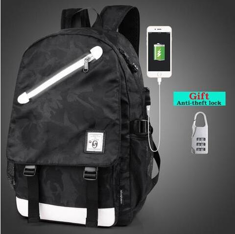 USB-Rucksack mit integrierter USB-Anschlüsse – Bild 9 | LuxeStyle