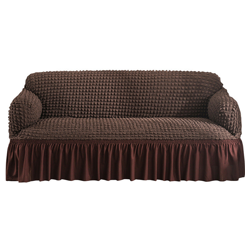 Sofaüberzug aus Seersucker-Stoff – Bild 9 | LuxeStyle