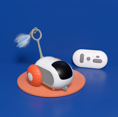 Interaktives Katzenspielzeug mit Fernbedienung