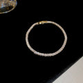 European American Zircon Herz Armband Luxus Armreif Damen